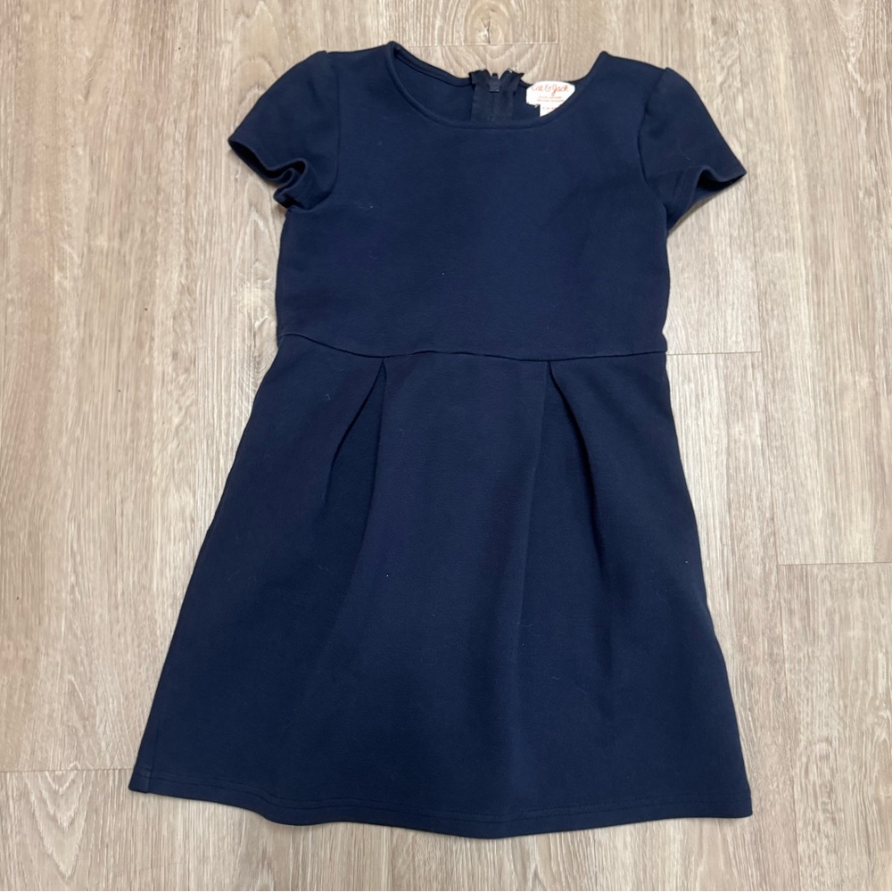 Cat & Jack Dark Blue Casual Kids Dress